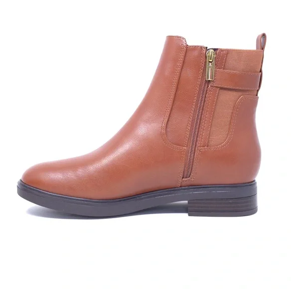 Tommy Hilfiger Chelsea Boots Baylon Medium Natural Leather Size 9.5M - Picture 5 of 12